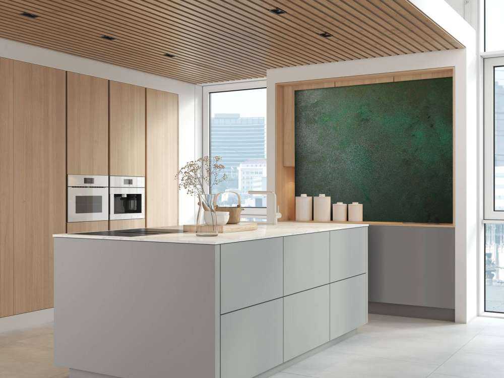 Stal z zielonkawym odcieniem